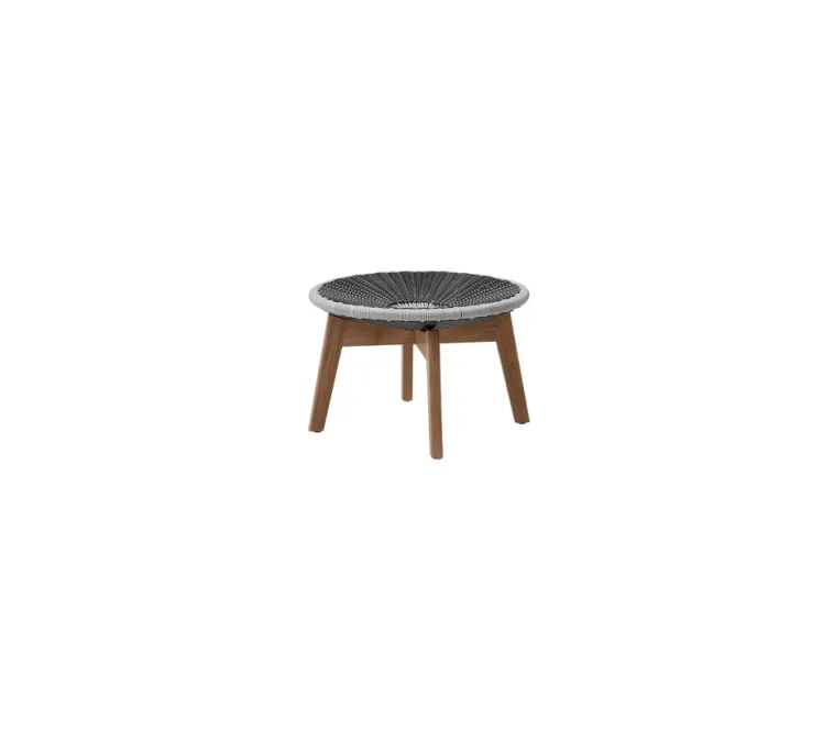 Hocker Cane-line �Peacock� Korb-Fussauflage Rattan grau